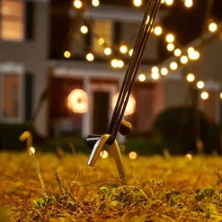 Fairybell 8M flaggstang julebelysning - 1500 LEDlys - med twinkle