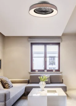 Farsund tak vifte 3000-6500K 26,8W m/Fjernkontroll - Grå