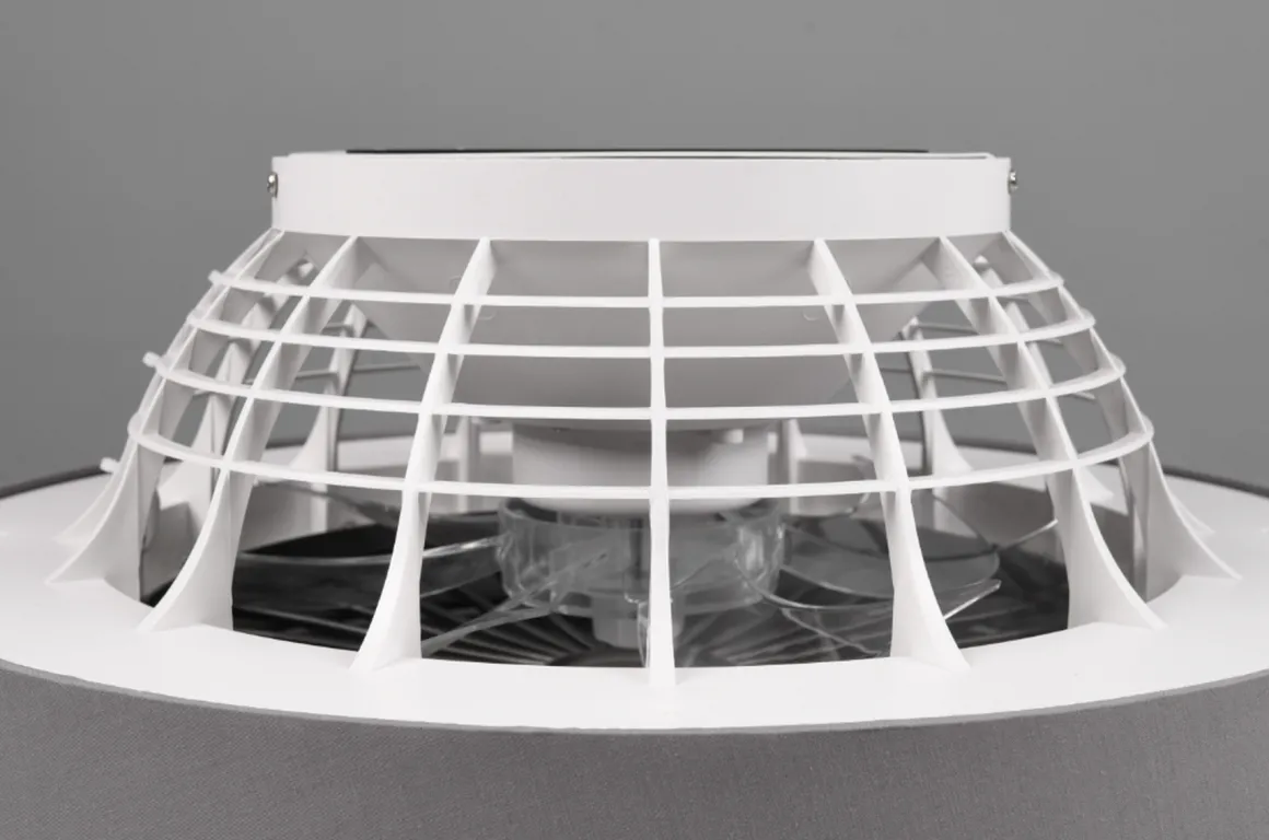 Farsund tak vifte 3000-6500K 26,8W m/Fjernkontroll - Grå