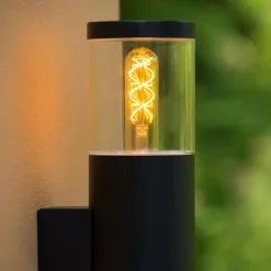 Fedor vegglampe utendørs IP44 E27 - Svart