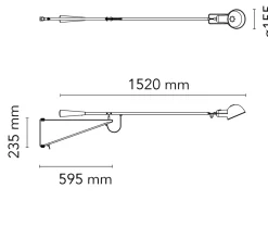 Flos 265 vegglampe liten