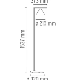 Flos Captain Flint gulvlampe