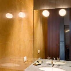 Flos Mini Glo-Ball C/W for speilmontering