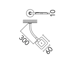 Flos Minikelvin Flex - ekstern strømtilkobling