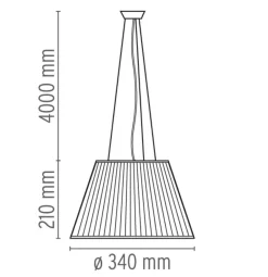 Flos Romeo Moon S1 taklampe