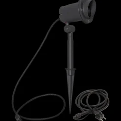 Focus uplight på spyd 30 cm utendørs GU10 IP44 - Svart