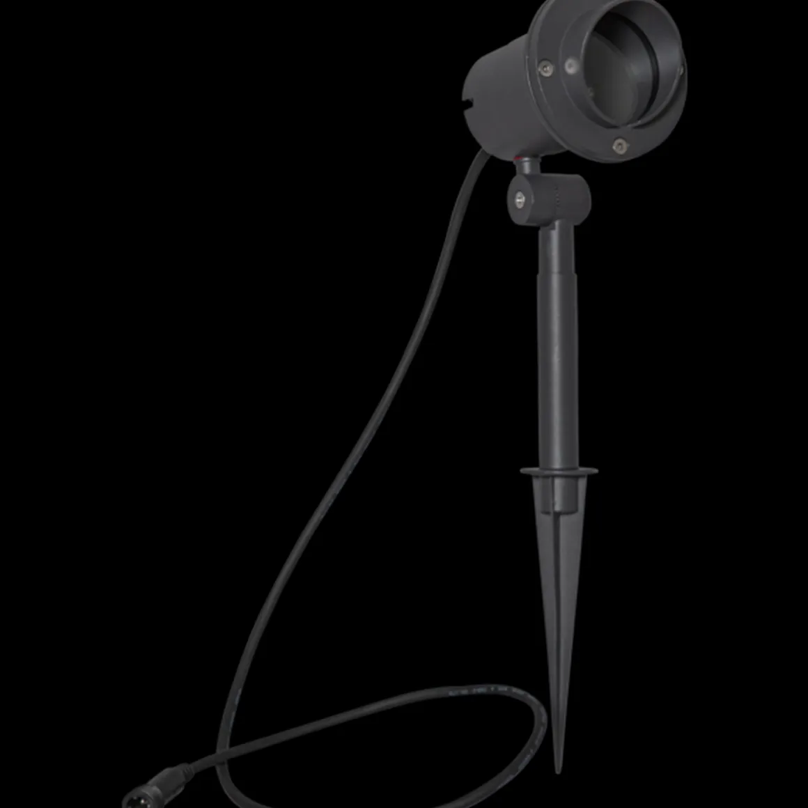 Focus uplight på spyd 30 cm utendørs GU10 IP44 - Svart