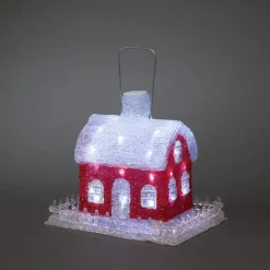 Fuglehus med LED lys