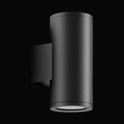 Gemma vegglampe utendørs opp/ned GU10 IP54 - Mørk grå