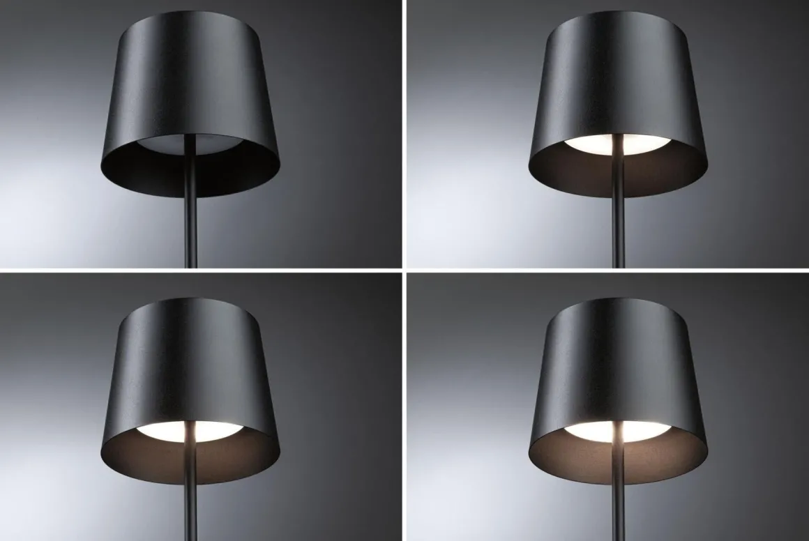 Gilo portabel bordlampe oppladbar 2,8W 2700 Kelvin IP44