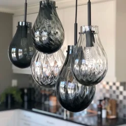 Glitre Dråper 5 stk - Grå