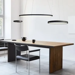 Gloria slim takpendel 80 cm 3000K 48W dimbar - Svart