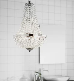 Gransø lyskrone IP44 - Krom - Krom