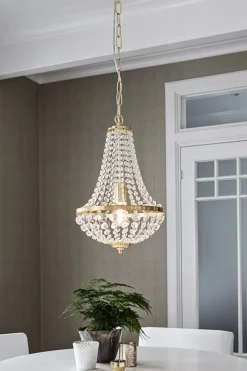 Gransø lyskrone Messing 1L - Messing