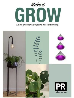 Grow plantelys IP65 E27 - 13 Watt