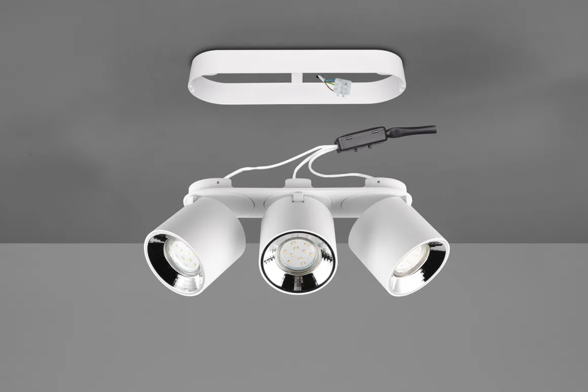 Guayana takspot 3-lys GU10 - Kan felles inn i tak