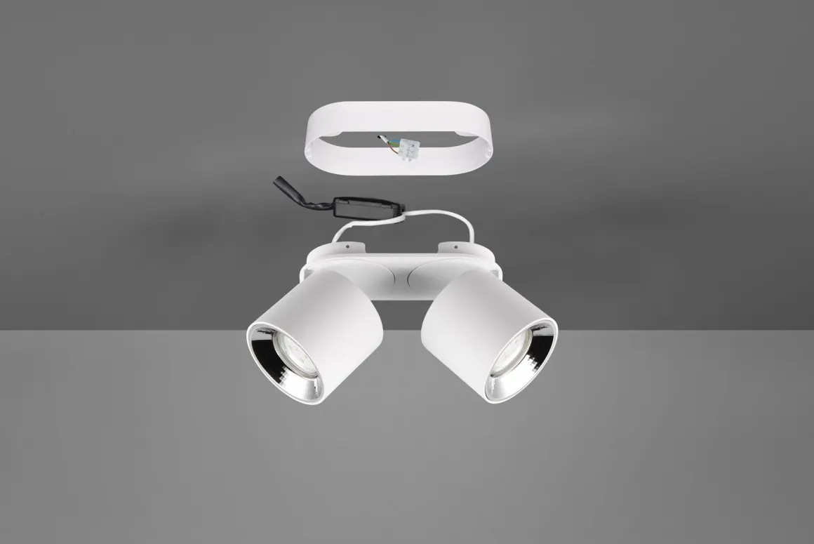 Guayana takspot 2-lys GU10 - Kan felles inn i tak