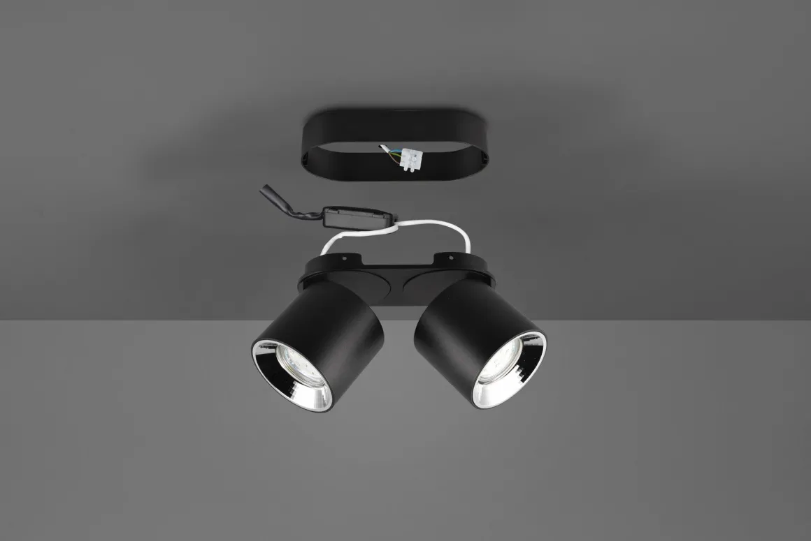 Guayana takspot 2-lys GU10 - Kan felles inn i tak