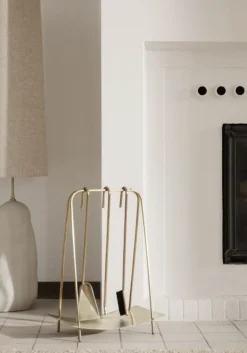 Hebe Gulvlampe Hvit/Natur