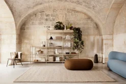 Hebe Gulvlampe Mørk grå/Natur