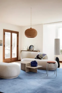 Hebe Gulvlampe Mørk grå/Natur