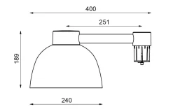 Herning midi stolpehode 13/25W 3000/4000 Kelvin - Dimbar