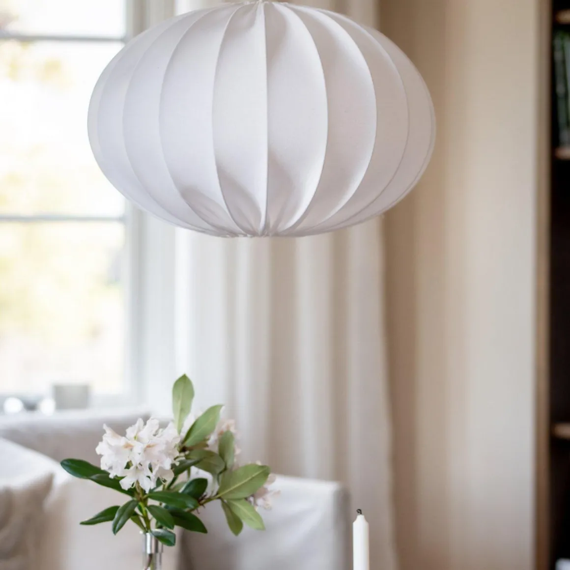 Hilma taklampe 40 cm - Hvit