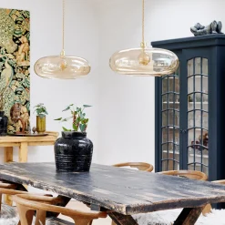 Horizon takpendel 45 cm Golden Smoke/gull