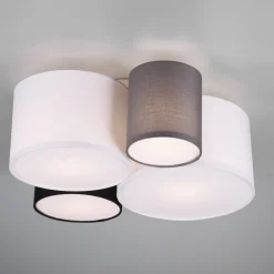 Hotel taklampe 4 lys - Multifarge