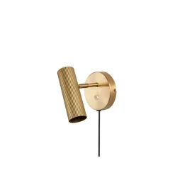 Hubble vegglampe - Messing