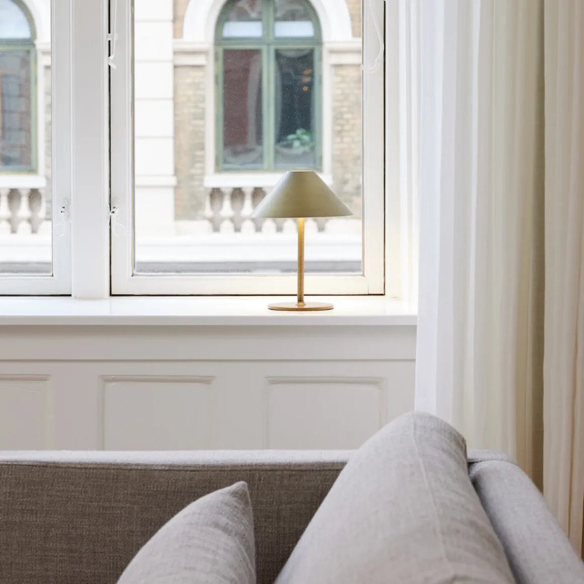 Hygge bordlampe 15 oppladbar - Antikk