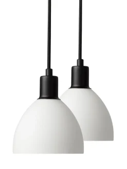 Ida takpendel 12 cm 2-pak - Hvit/Svart