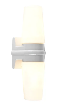 Ifø Bernadotte dobbel vegglampe IP44