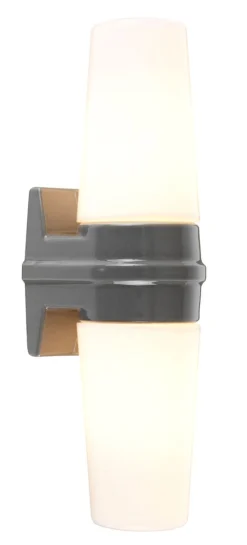 Ifø Bernadotte dobbel vegglampe IP44