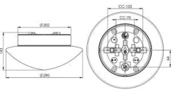 Ifø Contrast Solhem Badstu IP44