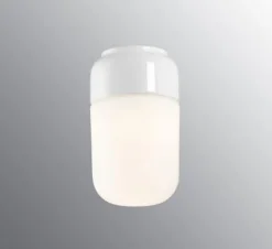 Ifø Ohm 100/170 tak/vegg 8W led dimbar IP44 - Hvit/Opal glass