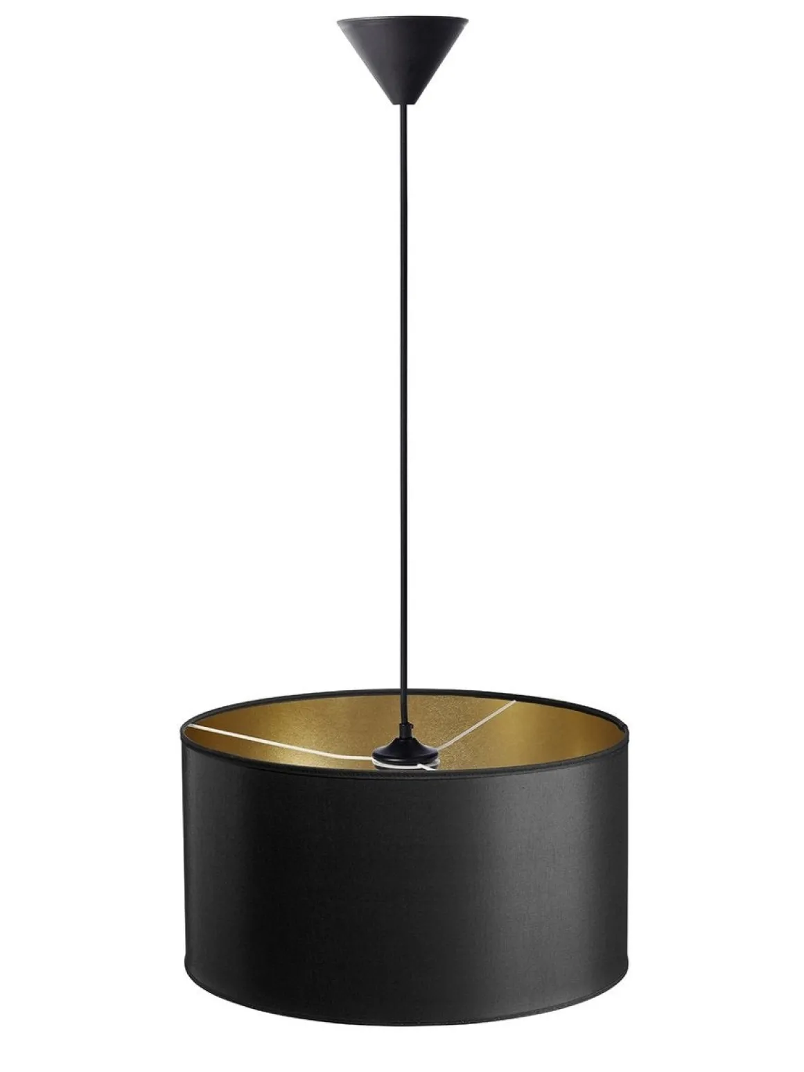 Isabella Castillo takpendel 40 cm - Svart/Gullfarget