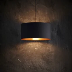 Isabella Castillo takpendel 40 cm - Svart/Kobberfarget