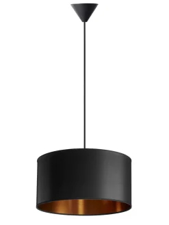 Isabella Castillo takpendel 40 cm - Svart/Kobberfarget