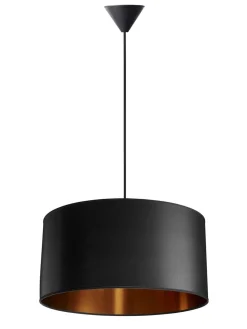 Isabella Castillo takpendel 50 cm - Svart/Kobberfarget