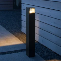 ITA G750 Pullert utendørs 75 cm 10W 3000K IP65 - Svart