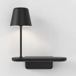 Ito vegglampe med trådløs lader og USB
