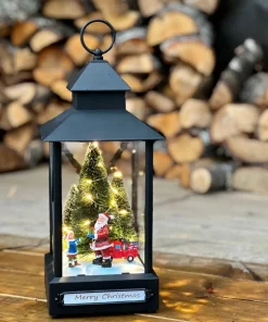 Julenisse lykt - inne og ute lykt