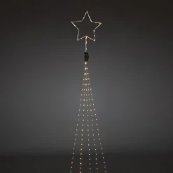 Juletrebelysning med toppstjerne 274 Led