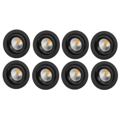 Junistar Eco IsoSafe 8 pack 6W LED 2000-2800K dimtowarm