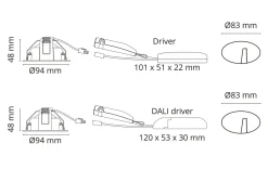 Junistar Lux 7W LED 2700K IP44