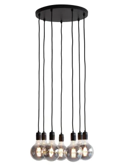 K9 takpendel 7 lys - Svart