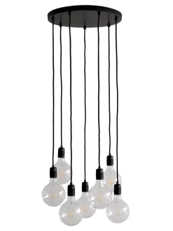 K9 takpendel 7 lys - Svart