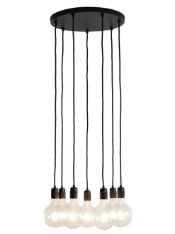 K9 takpendel 7 lys - Svart