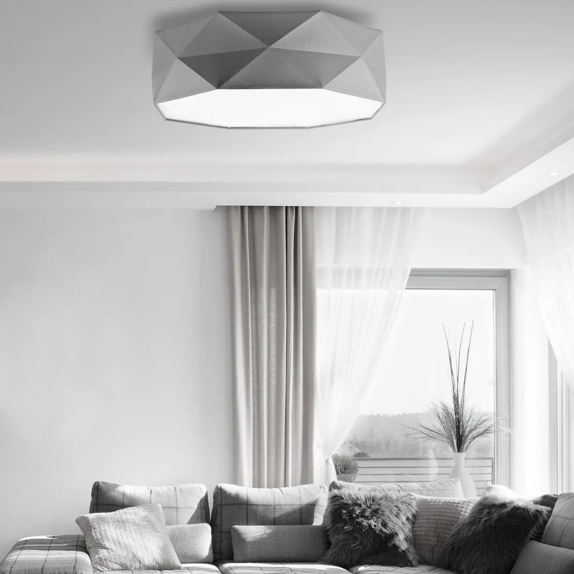 Kantoor taklampe 52 cm